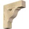 Ekena Millwork Funston Block Rough Sawn Bracket, Douglas Fir, 4"W x 16"D x 16"H BKT04X16X16FST05RDF - alternate 1